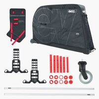 EVOC Bike Travel Bag Pro Suitable for most Cross Country, All Mountain, Enduro, Freeride, Downhill-Bikes up to 29" Gravel Road, and Triathlon-Bikes EVOC Bike Travel Bag Pro Suitable for most Cross Country, All Mountain, Enduro, Freeride, Downhill-Bikes up to 29" Gravel Road, and Triathlon-Bikes