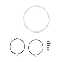 Gear Cable Set Shimano Optislick White  Gear Cable Set Shimano Optislick White 