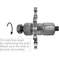 Super B Chain Rivet Extractor for 3/32" to 3/16" and 8,9,10 Speed Chains Super B Chain Rivet Extractor for 3/32" to 3/16" and 8,9,10 Speed Chains