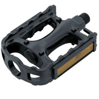 Pedals MTB Polypropylene (PP) 1/2" Axle (Toe Clip Attachable)