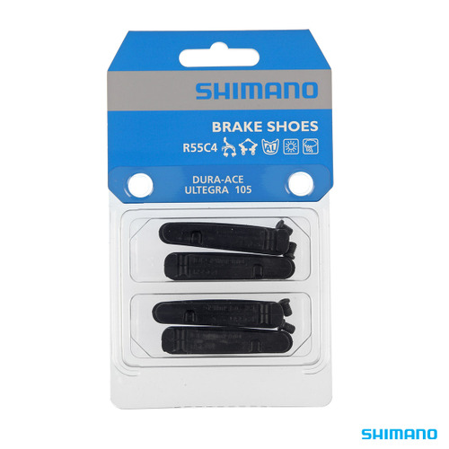 Brake Pads Shimano Dura-Ace R55C4 (For alloy rims) 2 Pairs Brake Pads Shimano Dura-Ace R55C4 (For alloy rims) 2 Pairs