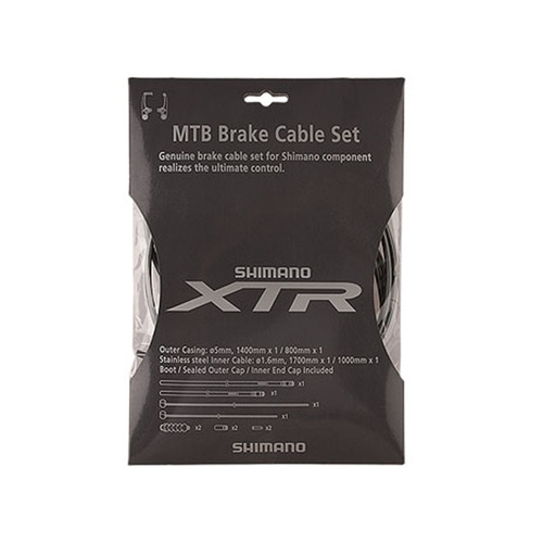 Brake Cable Set Shimano XTR Black Brake Cable Set Shimano XTR Black