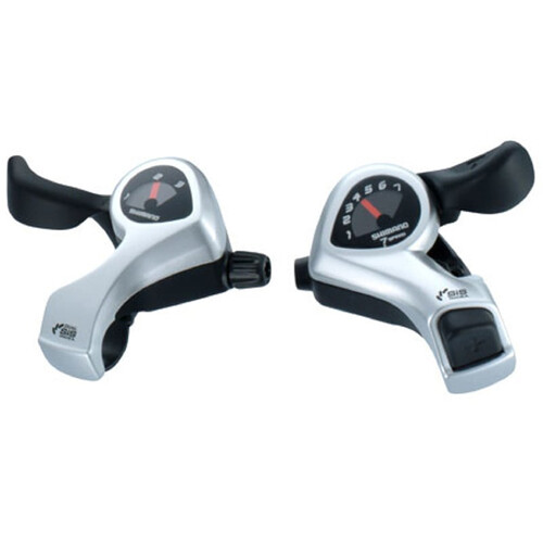 Gear Levers Shimano SL-TX50 Shift Lever Set 7x3 (with cable set) Gear Levers Shimano SL-TX50 Shift Lever Set 7x3 (with cable set)