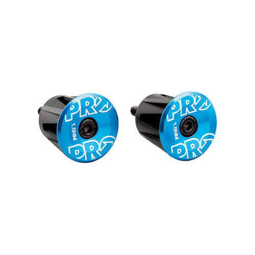 PRO Handlebar End Plugs Alloy Blue  PRO Handlebar End Plugs Alloy Blue 