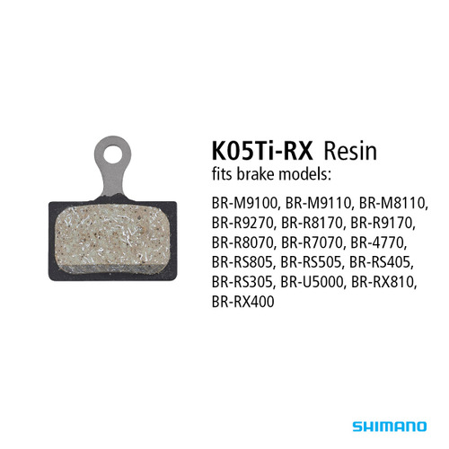 Disc Brake Pads Shimano K05Ti Resin Disc Brake Pads Shimano K05Ti Resin