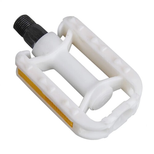 Pedals Kids 1/2" Axle for 12-16 inch Bikes White Pedals Kids 1/2" Axle for 12-16 inch Bikes White